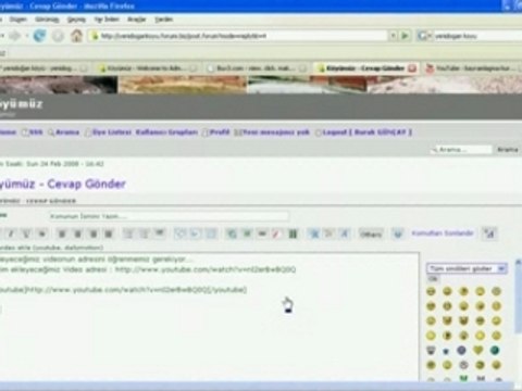 Foruma Video Eklemek