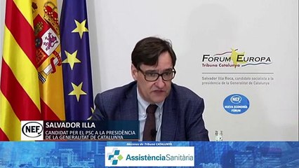 Salvador Illa explica per què no es va fer la prova anti-covid al debat de TV3