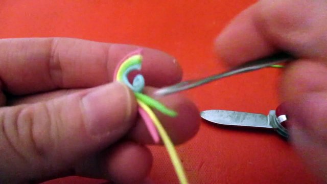 Aretes de Arcoiris con Porcelana Fria