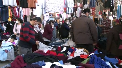 Önlemlerin Unutulduğu Pazarda Esnaf Kalabalığı Az Buldu, Sanal Alışverişten Yakındı