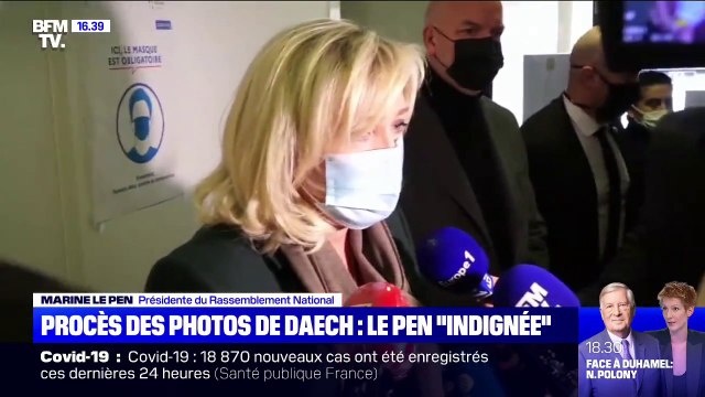 Procès des photos de Daech: l’avocat de Marine Le Pen demande sa relaxe