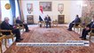 الرئيس عبد الفتاح السيسي يستقبل وزير خارجية جمهورية العراق