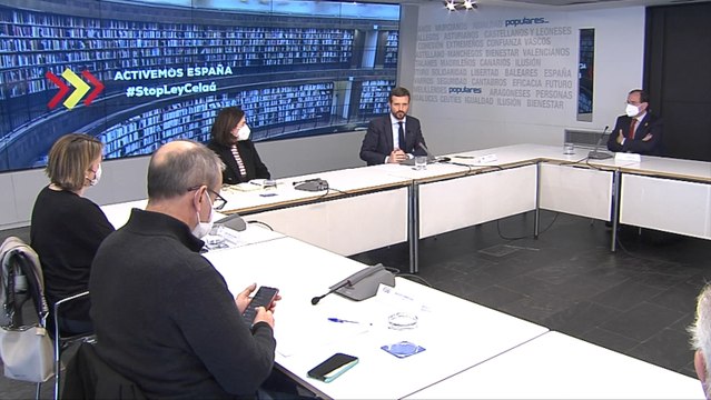 Casado se reúne con entidades educativas para tratar recurso contra 'Ley Celaá'