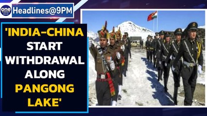 Download Video: India-China LAC Standoff: Limited withdrawl along Pangong Tso lake begins| Oneindia News