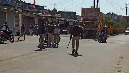 Download Video: अकोदिया में बड़ी संख्या में तैनात पुलिस बल, चप्पे-चप्पे पर निगरानी