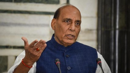 Rajnath Singh folded hands, make an appeal to opposition