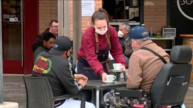Reapertura de la hostelería en Totana (Murcia)