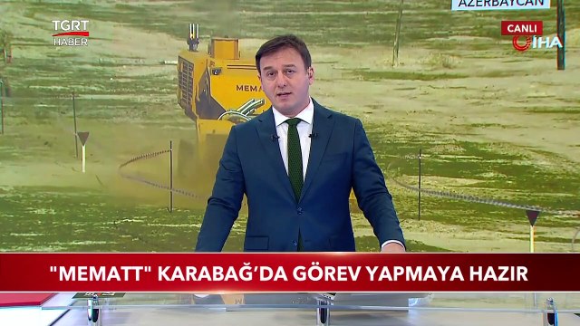 Mayın Temizleme Aracı MEMATT Karabağ'da Görev Yapmaya Hazır
