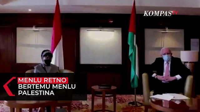 Retno Marsudi Bertemu Menlu Palestina di Amman, Apa Yang Dibicarakan?