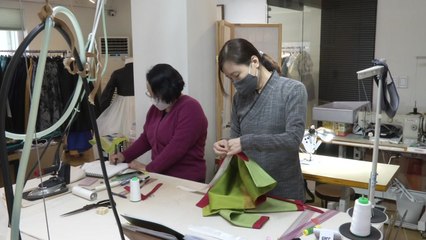 아이 설빔부터 인형 옷까지...직접 만드는 한복 / YTN