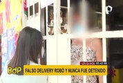 Los Olivos: transeúntes casi linchan a falso repartidor de delivery acusado de robar