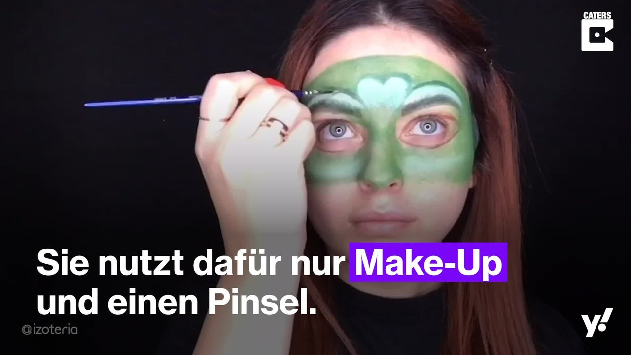 Beeindruckende Make-Up Kunst