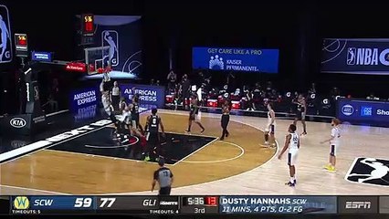 Jalen Green with the huge dunk!