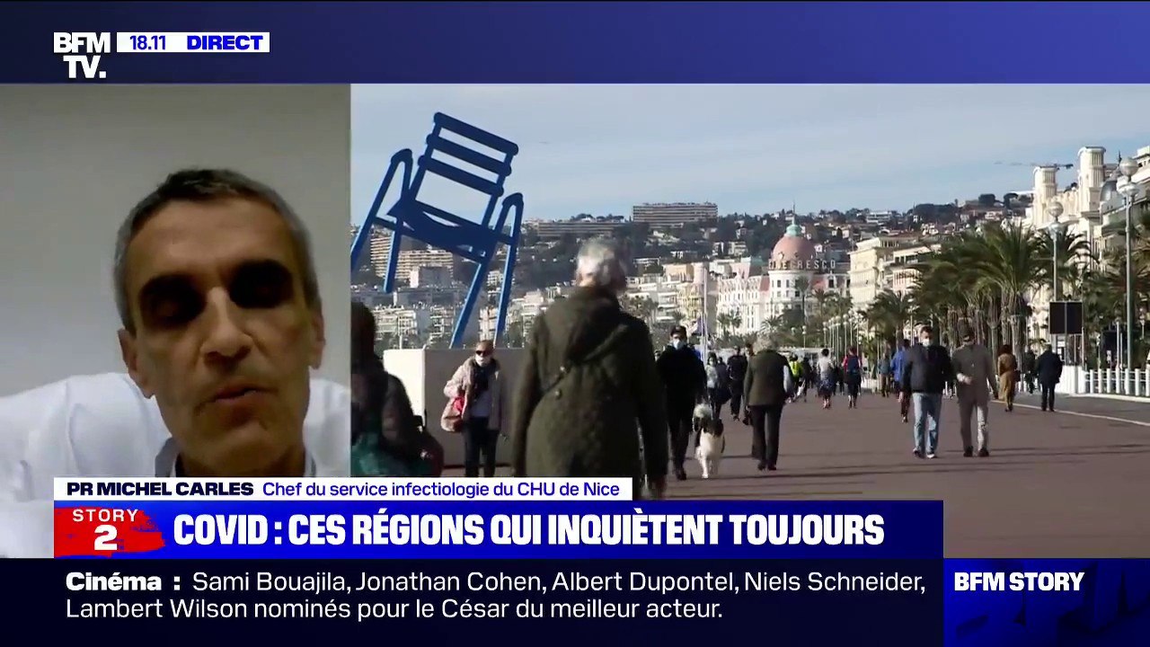 Covid-19: le professeur Michel Carles décrit une "situation de tension" au CHU de Nice