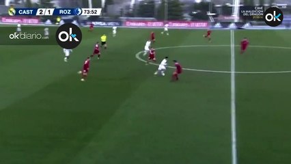Por esto le gusta a Zidane: espectacular arrancada y asistencia de Arribas con el Castilla