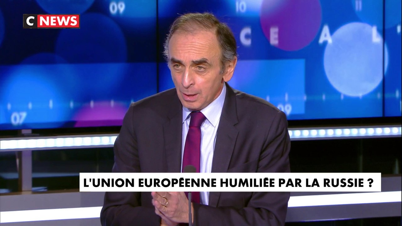 Eric Zemmour : «Les européens n’ont pas à aller faire la leçon à Poutine qui ne supporte plus les leçons de morale»