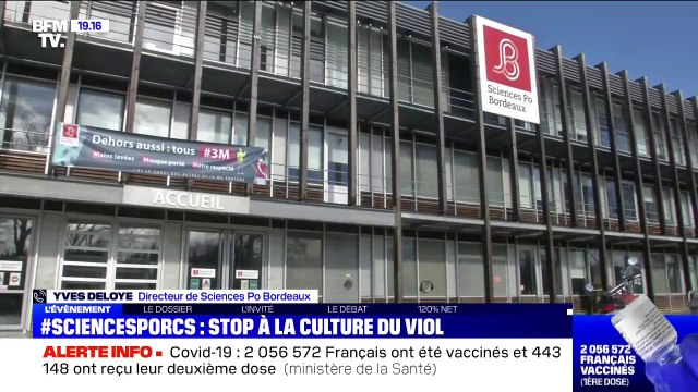 Yves Deloye, directeur de l'IEP Bordeaux, sur #SciencesPorcs: Un grand nombre de témoignages ne parviennent à nos cellules d'écoute