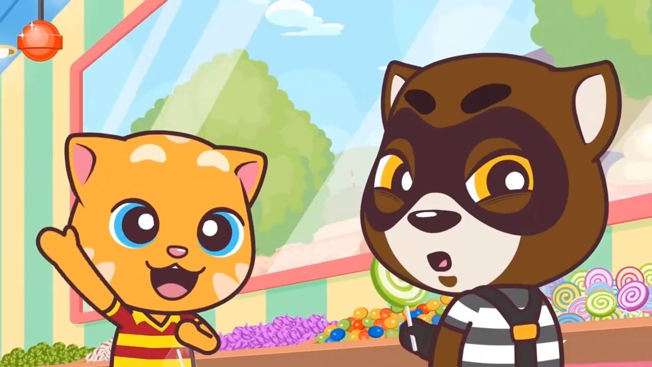 Talking Tom Heroes - Candy Robber Chase (Episode 49)