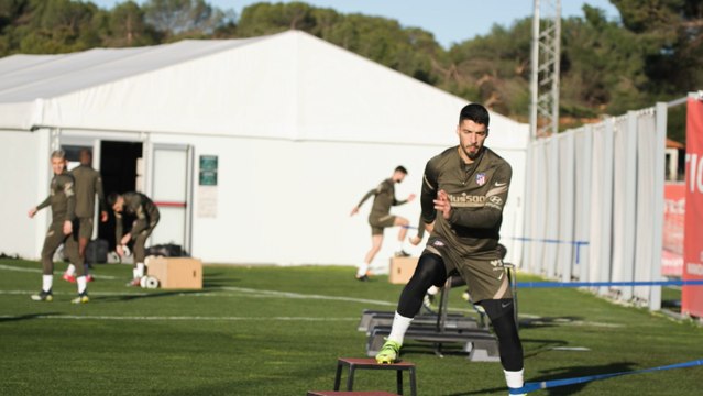 Entrenamiento del Atlético de Madrid