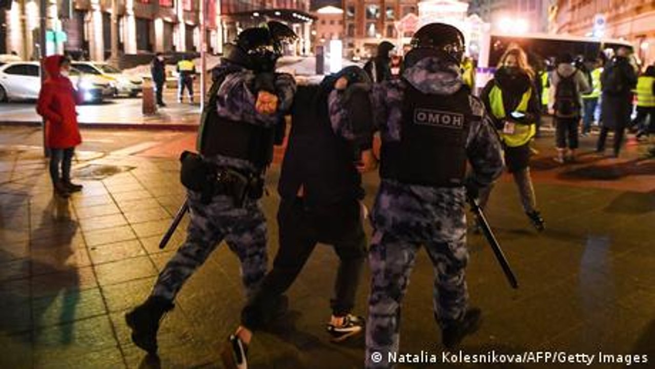 Russland: Polizei verhaftet Nawalny-Unterstützer