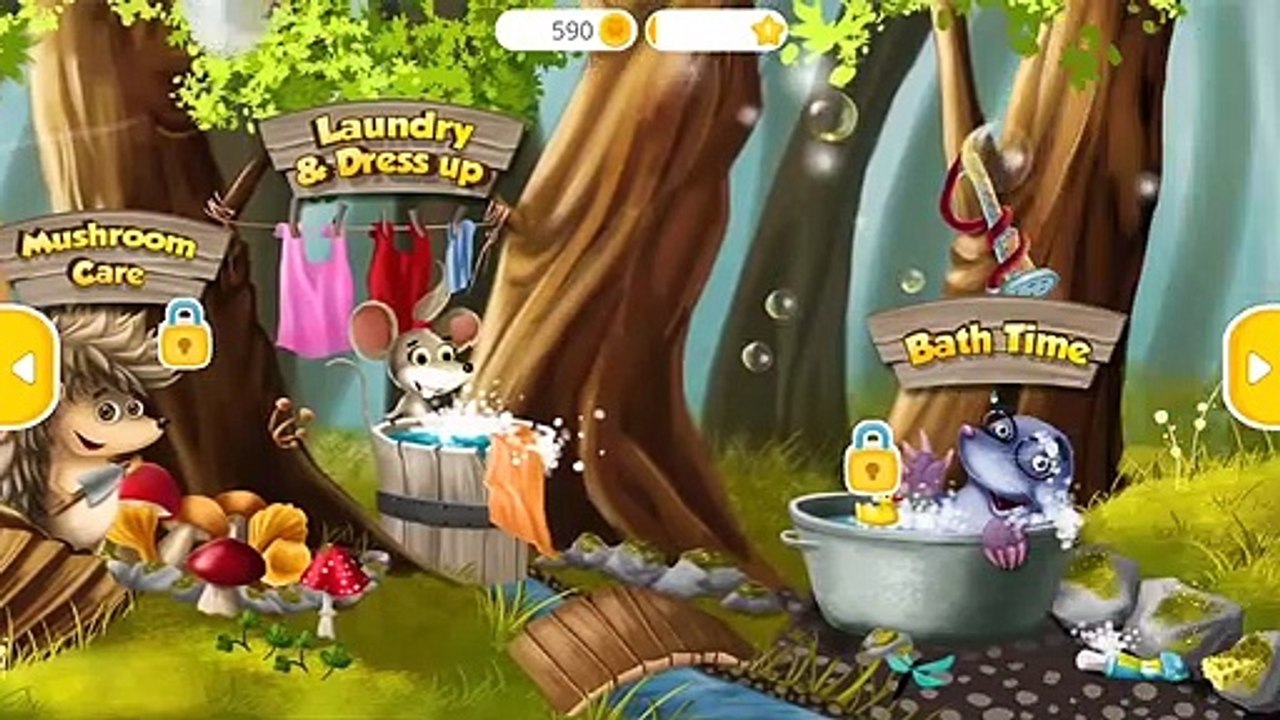 Forest Animals - Chores and Cleanup, Arts  for Kids 2 -  5  years