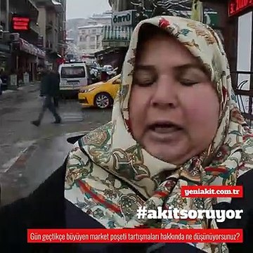 ‘Ücretli Poşet’ meselesi büyüdükçe büyüyor! 'Bir haftadır alışveriş yapmıyorum'