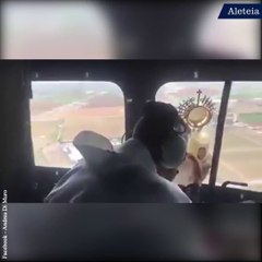 Benedizioni sui i paesi colpiti dal #Coronavirus e processioni in strada con il Santissimo