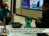 Vicepresidenta Ejecutiva afianza relaciones con delegaciones diplomáticas