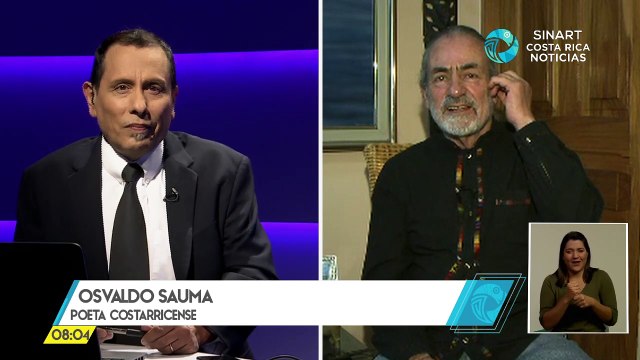 Conversaciones con Ernesto Rivera - Un maestro de generaciones, Osvaldo Sauma, poeta costarricense