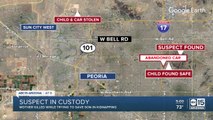 Suspect in overnight Peoria AMBER Alert has been taken into custody