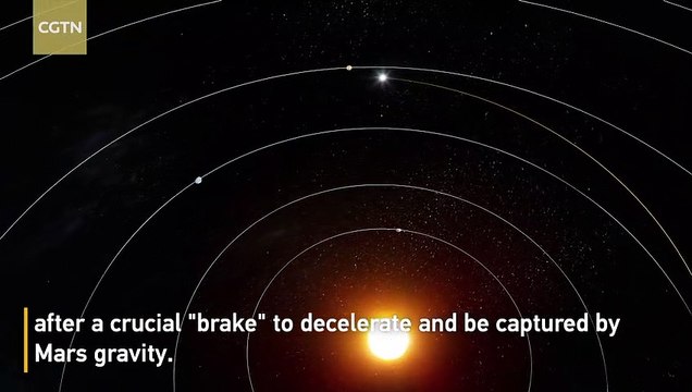 Sonda espacial china llega con éxito a la órbita de Marte