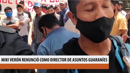 Miki Verón renunció como director de Asuntos Guaraníes