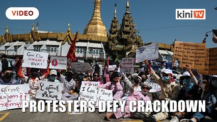 Yangon youth amp up Myanmar's anti coup protests