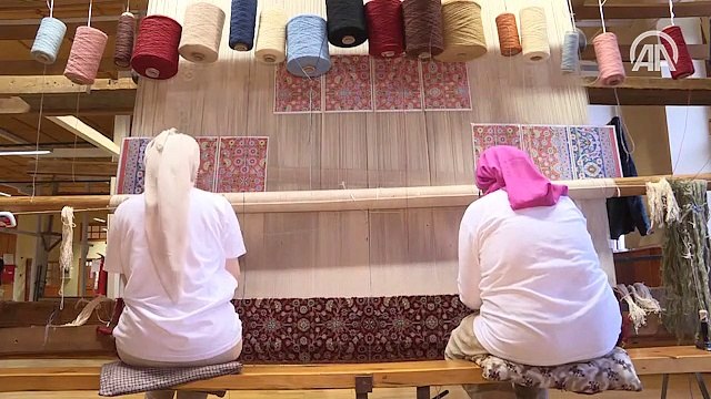 Basıldıkça güzelleşen halıların üretildiği fabrika: Hereke