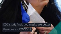 CDC study finds two masks are better than one vs. COVID-19, and other top stories in health from February 11, 2021.