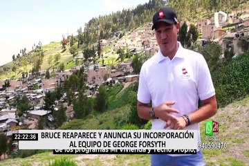 Elecciones 2021: Carlos Bruce se suma al equipo de George Forsyth