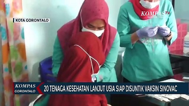 20 Tenaga Kesehatan Lanjut Usia Siap Disuntik Vaksin Sinovac