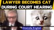 Lawyer turns cat during virtual court hearing: Viral video | Oneindia News
