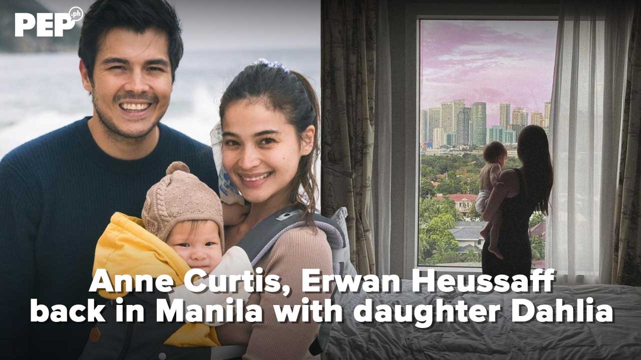 Anne Curtis, Erwan Heussaff back in Manila | PEP Hot Story