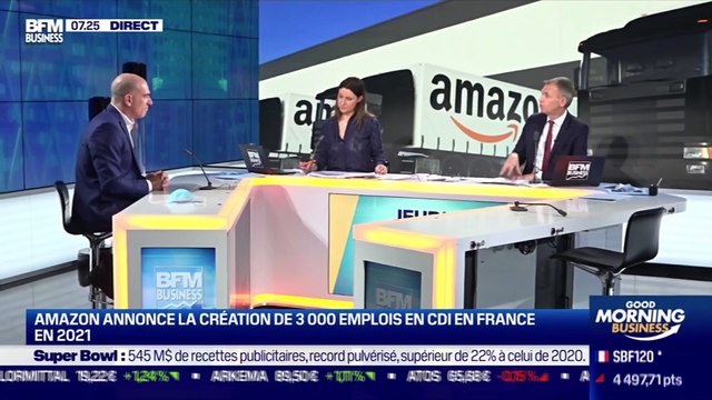 Ronan Bolé (Amazon France Logistique): Amazon annonce la création de 3 000 emplois en CDI en France en 2021 - 11/02