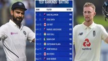 ICC Test Rankings : Virat Kohli Slips Down To Fifth Spot; Root Moves Up To Third