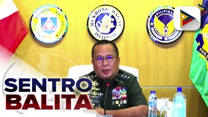 Télécharger la video: AFP Chief Sobejana, pinahihigpitan ang pagbibigay ng proteksyon sa mga pilipinong mangingisda sa West Philippine Sea; presensya ng PHL Navy sa WPS, pinadadagdagan