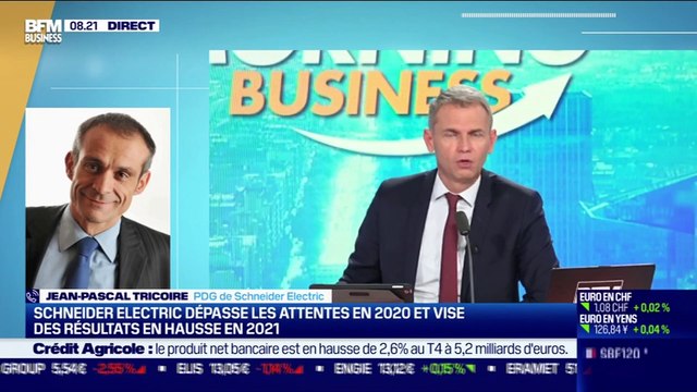 Jean-Pascal Tricoire (Schneider Electric): Schneider Electric dépasse les attentes en 2020 et vise des résultats en hausse en 2021 - 11/02