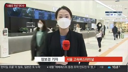 "혼자 갑니다"…버스터미널 대다수 '나홀로 귀성'