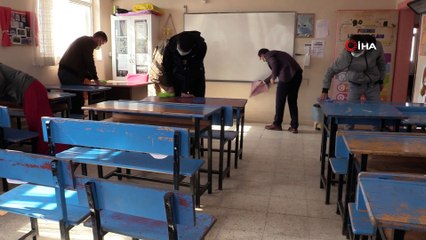 Şırnak'taki köy okullarında yüz yüze eğitim hazırlığı