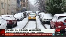 Son dakika... İstanbul Valiliği'nden flaş kar uyarısı