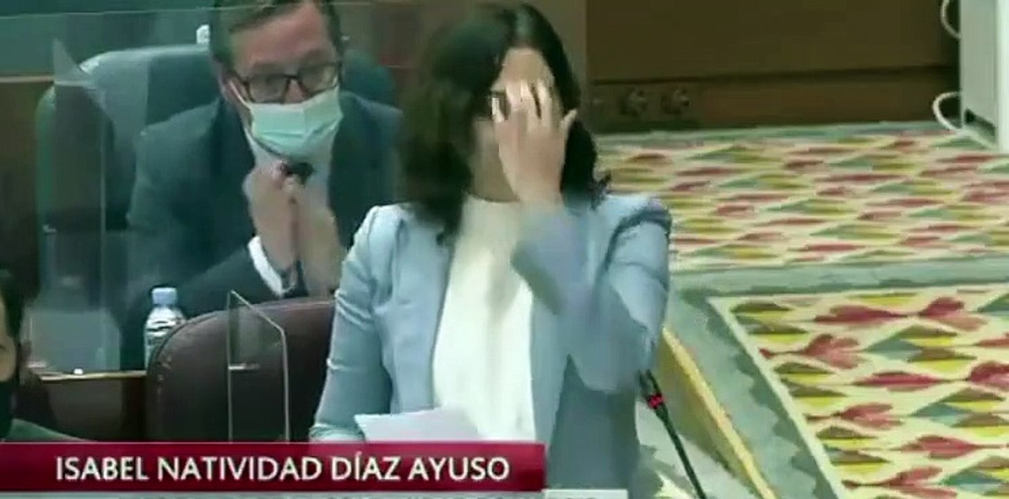 Ayuso, a Isa Serra: "Cuando salga usted en RTVE, deben rotular asegurando que es portavoz de Podemos y condenada"