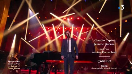 Claudio Capéo reprend "Caruso" en live sur France 3