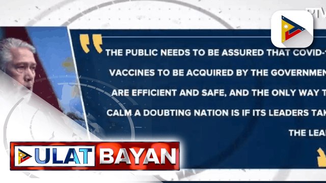 SP Sotto, handang ipakita sa publiko ang pagpapaturok sakaling makasama sa vaccination program