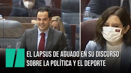 El lapsus de Aguado en la Asamblea de Madrid que provoca esta reacción de Ayuso
